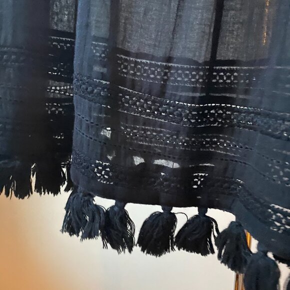 Joie Black Lace Blouse - Picture 4 of 5